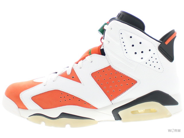 jordan retro 6 orange and white